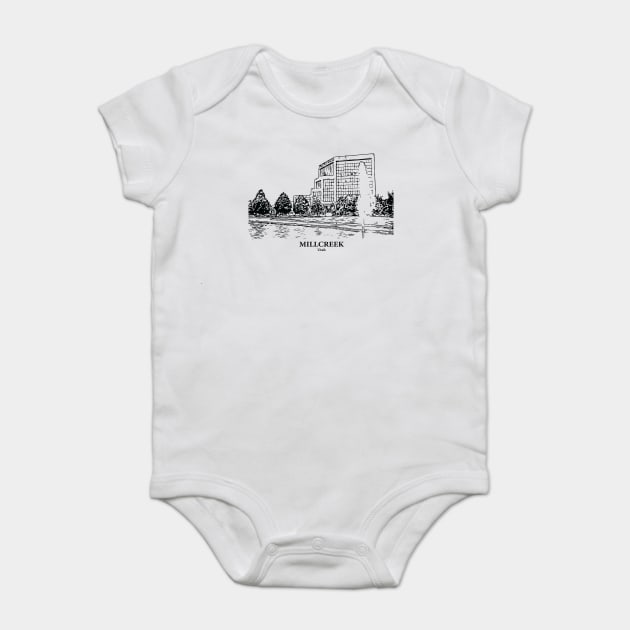 Millcreek - Utah Baby Bodysuit by Lakeric